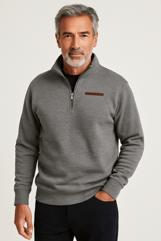 Adrian | Casual fleece trui voor heren