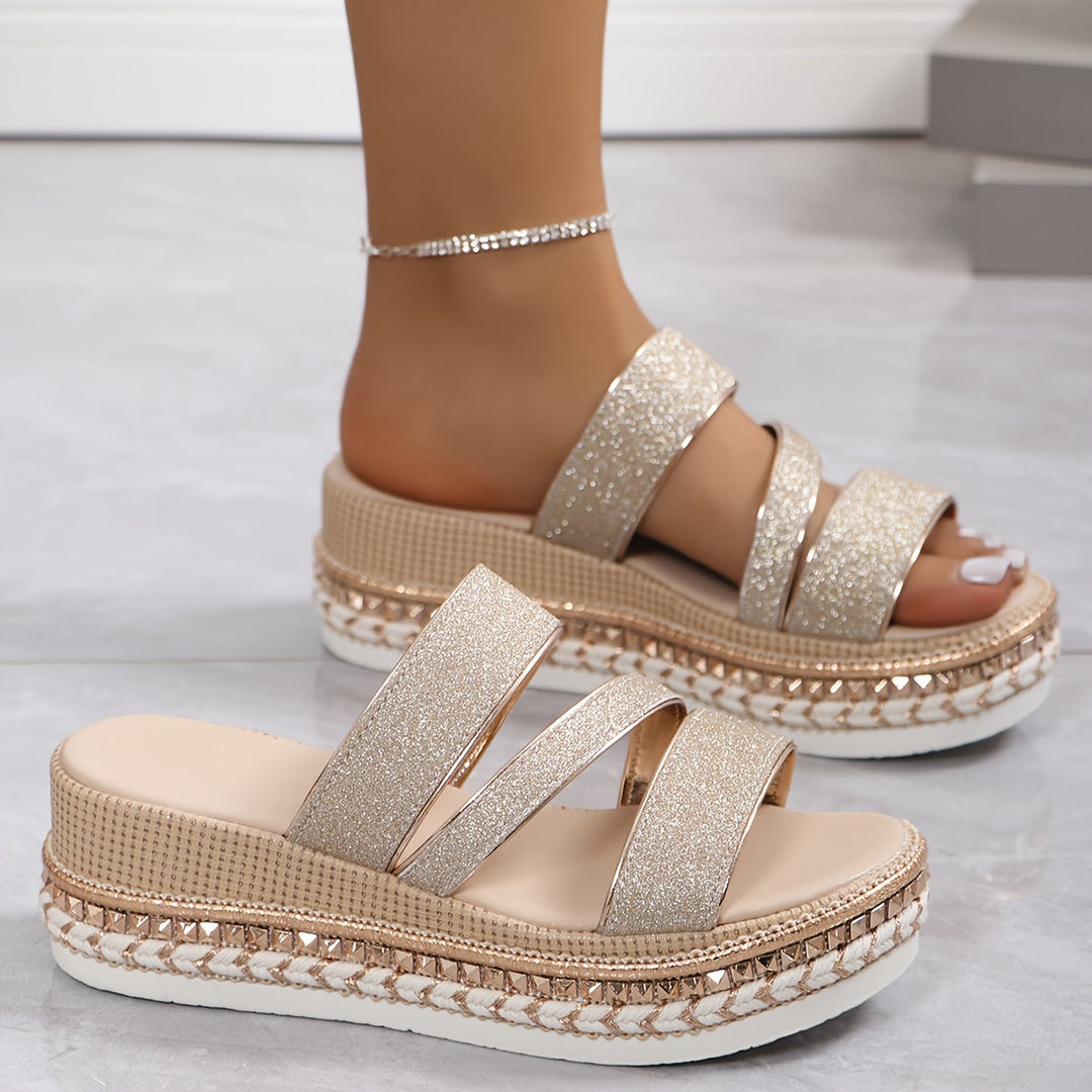 Layla | Comfortabele Wedge Sandalen