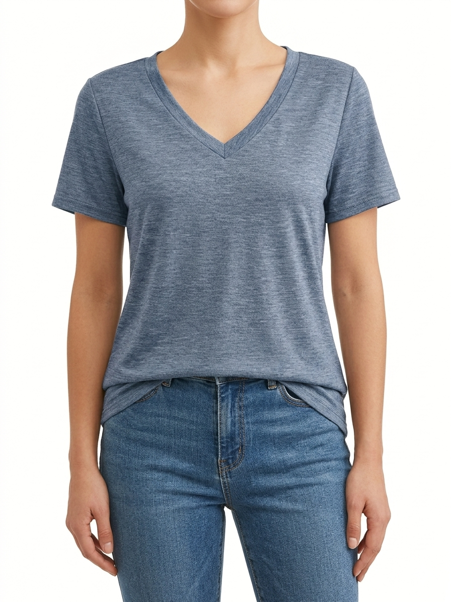 Aura | V-Hals Essential T-Shirt