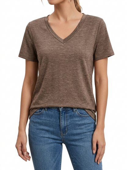 Aura | V-Hals Essential T-Shirt