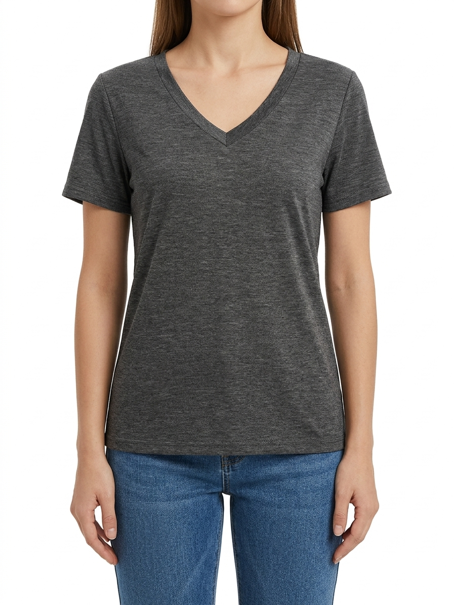 Aura | V-Hals Essential T-Shirt