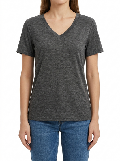 Aura | V-Hals Essential T-Shirt