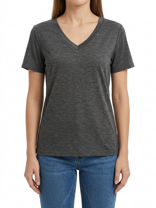 Aura | V-Hals Essential T-Shirt