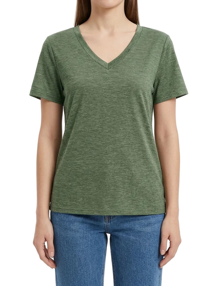 Aura | V-Hals Essential T-Shirt