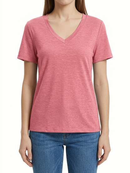 Aura | V-Hals Essential T-Shirt