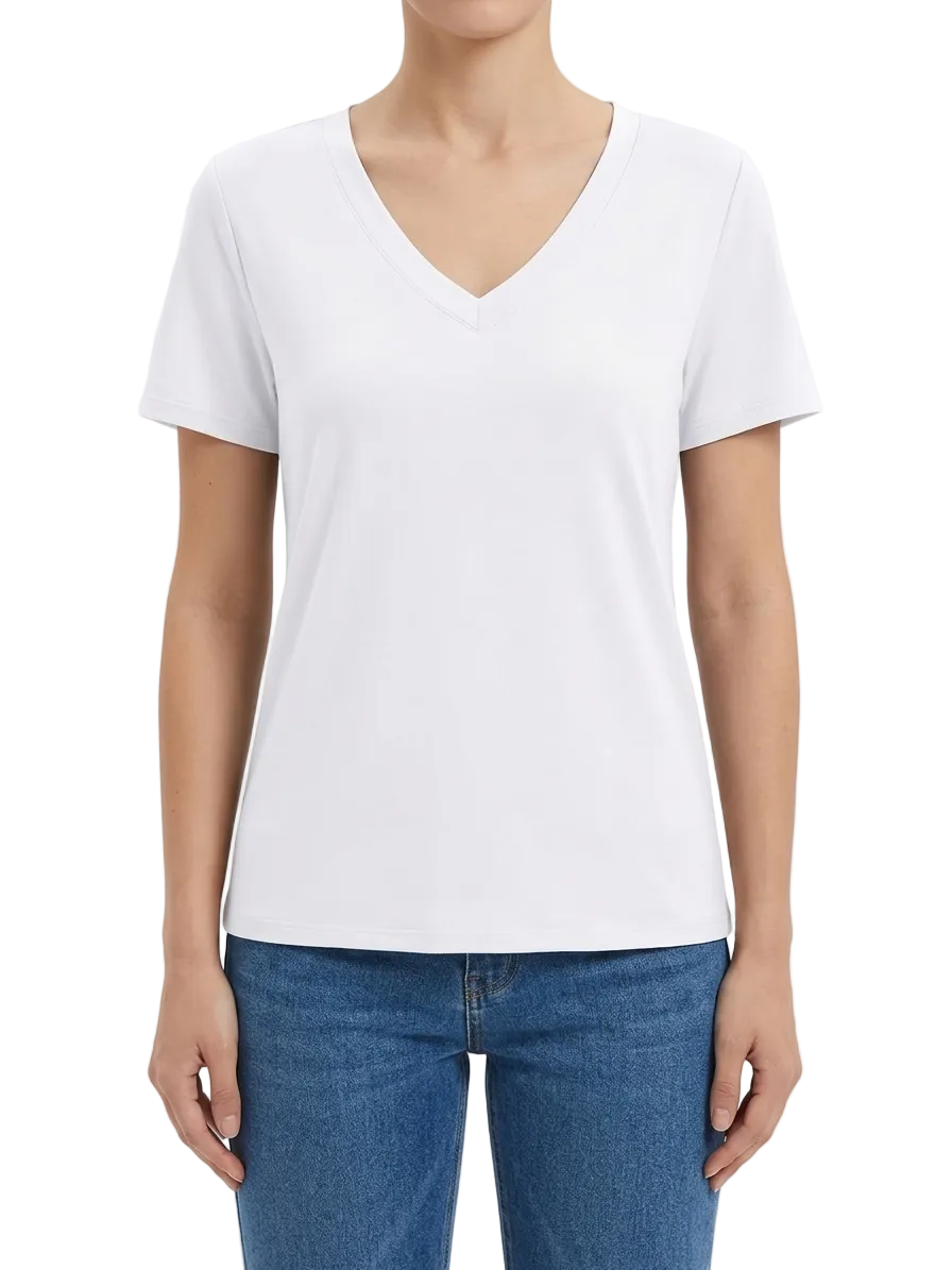 Aura | V-Hals Essential T-Shirt