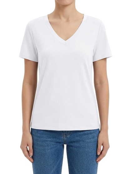 Aura | V-Hals Essential T-Shirt