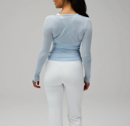 Motion Wrap Blouse