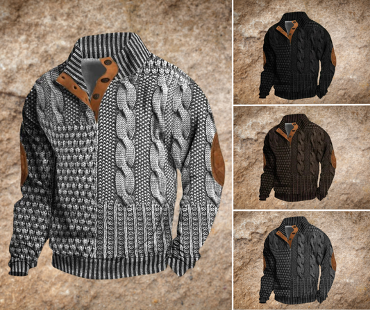 Giorgio - Vintage Gedrukt Trui