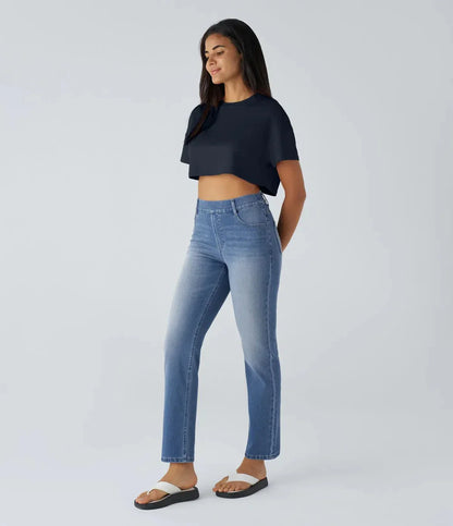 ComfortFit™ - Elastische & Comfortabele Broek Met Hoge Taille