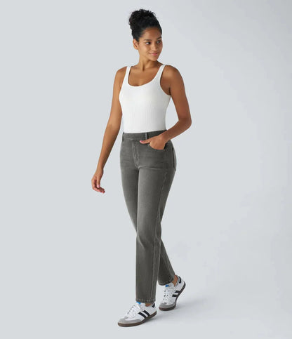 ComfortFit™ - Elastische & Comfortabele Broek Met Hoge Taille