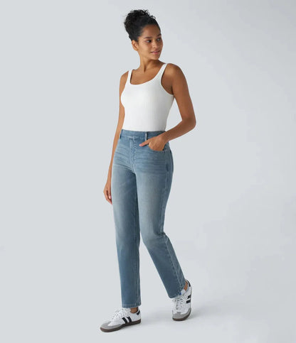 ComfortFit™ - Elastische & Comfortabele Broek Met Hoge Taille