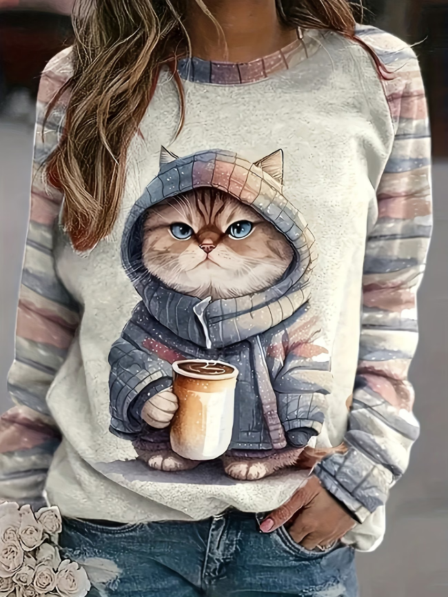 Coziness & Cacao | Artistieke Lounge Trui