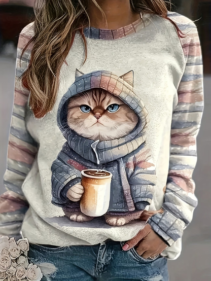 Coziness & Cacao | Artistieke Lounge Trui