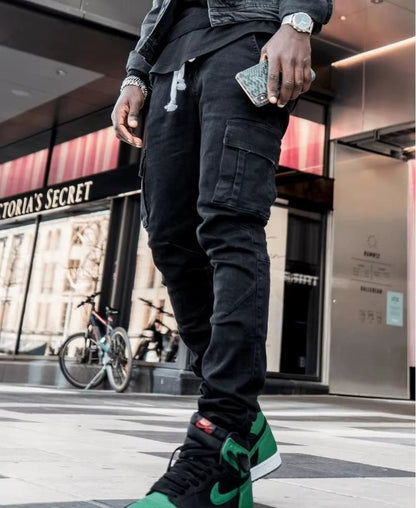 Cargo Street Elastic Jeans