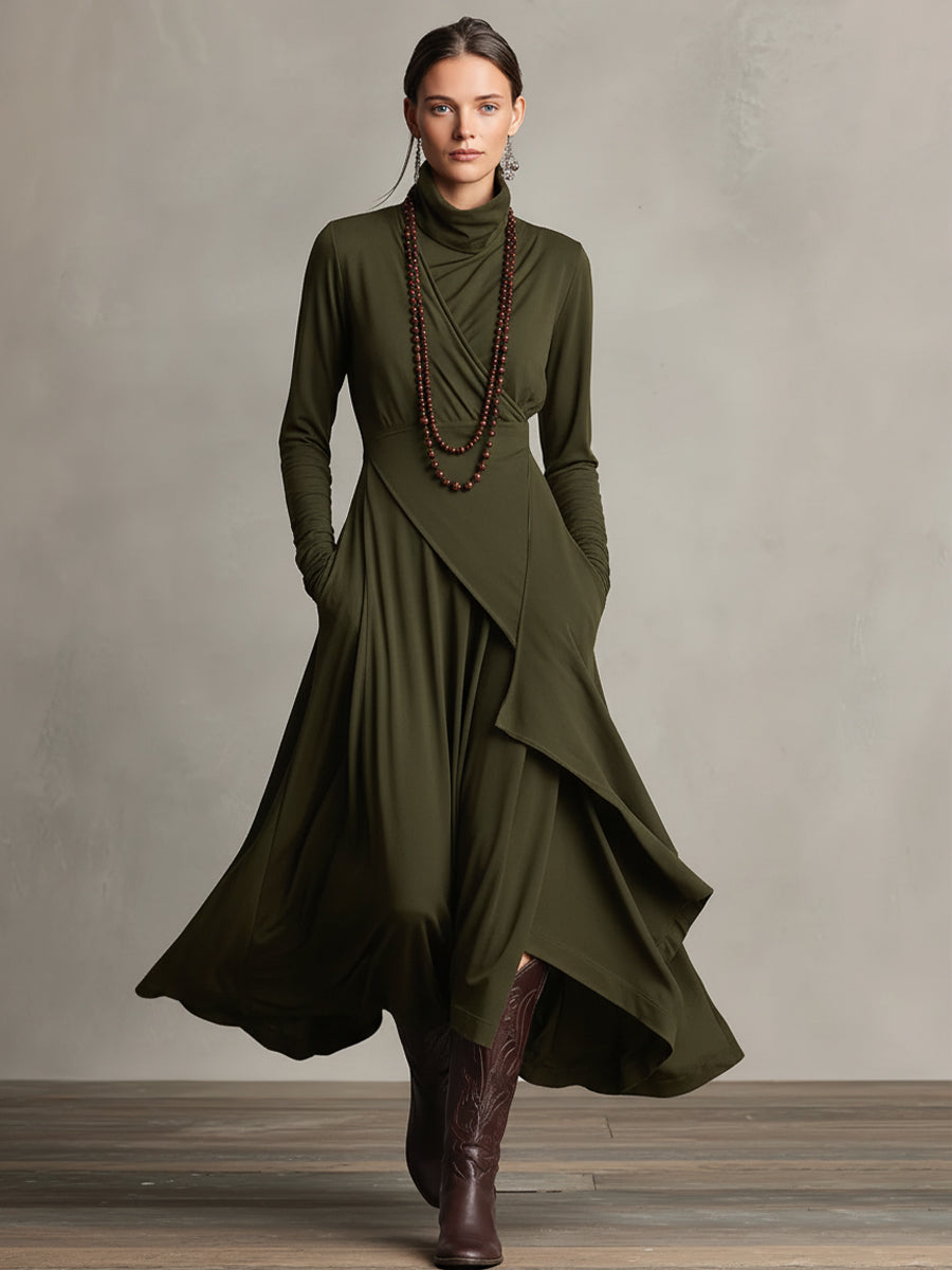 Natalie | Elegante Draped Jurk