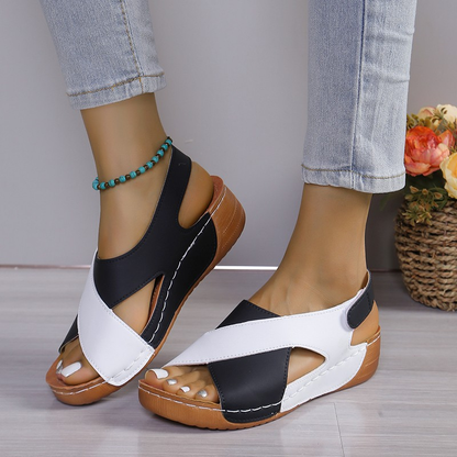 Ava | Comfort Wedge Sandalen