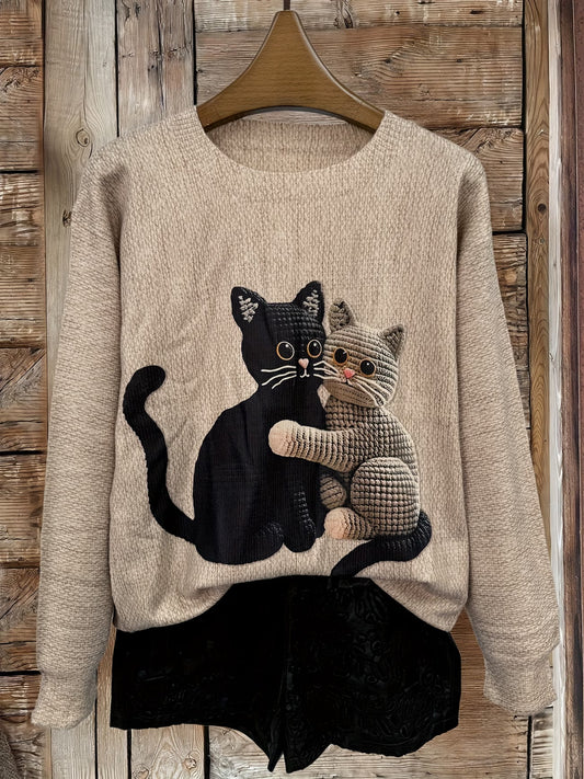 Duo van Zand | Artistieke Gebreide Trui