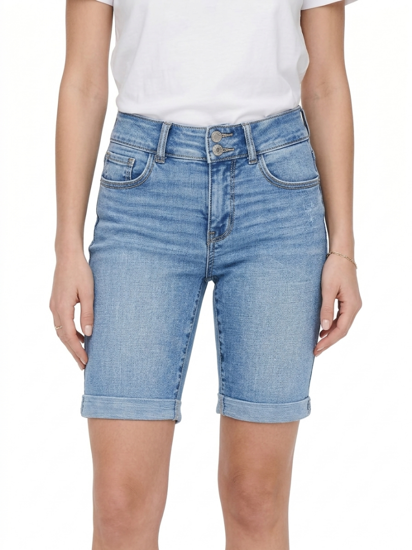 Lauren | High-Waist Denim Shorts