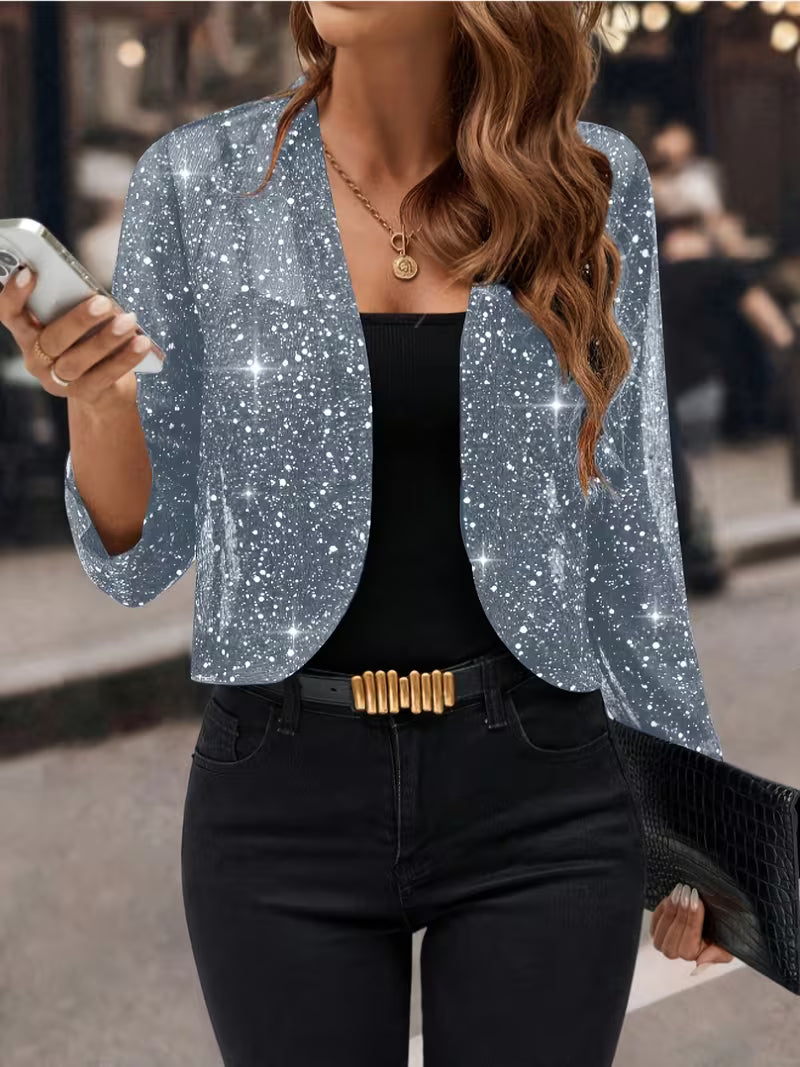 Luna | Feestelijke Glitter Blazer