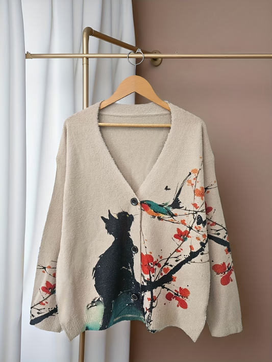 Luna & Bloesem | Artistieke Cardigan