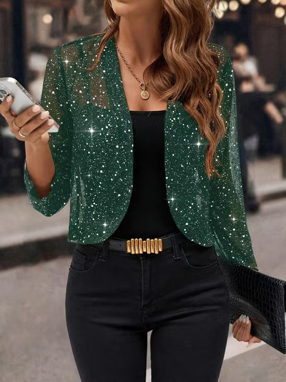 Luna | Feestelijke Glitter Blazer