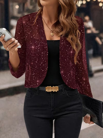 Luna | Feestelijke Glitter Blazer