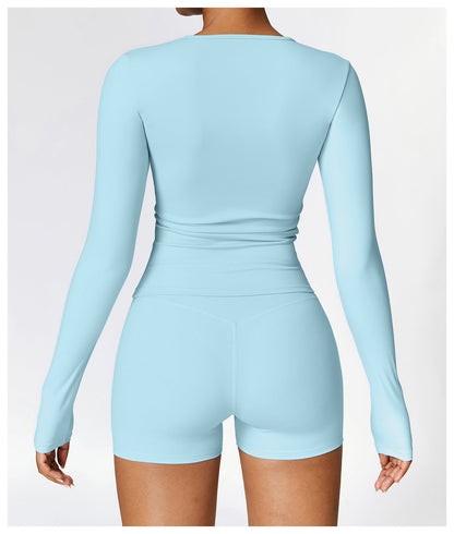 Motion Long Sleeve & Shorts Set