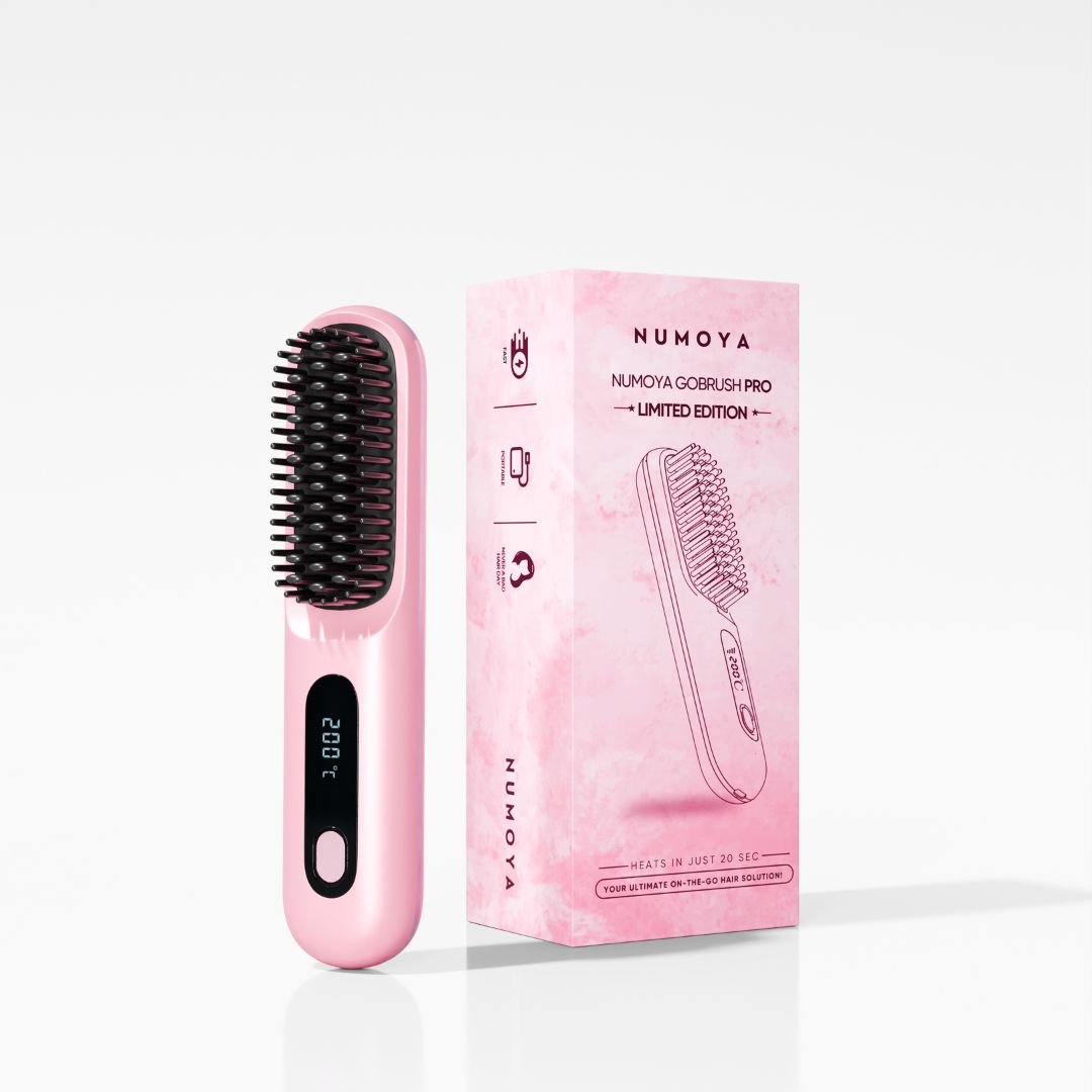 [NEW] Numoya Portable Straightener Brush - GoBrush PRO