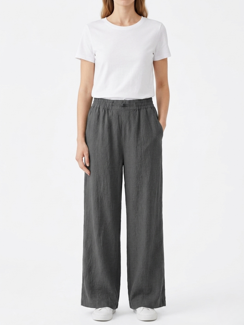 Sienna | Linnen Wide Leg Broek