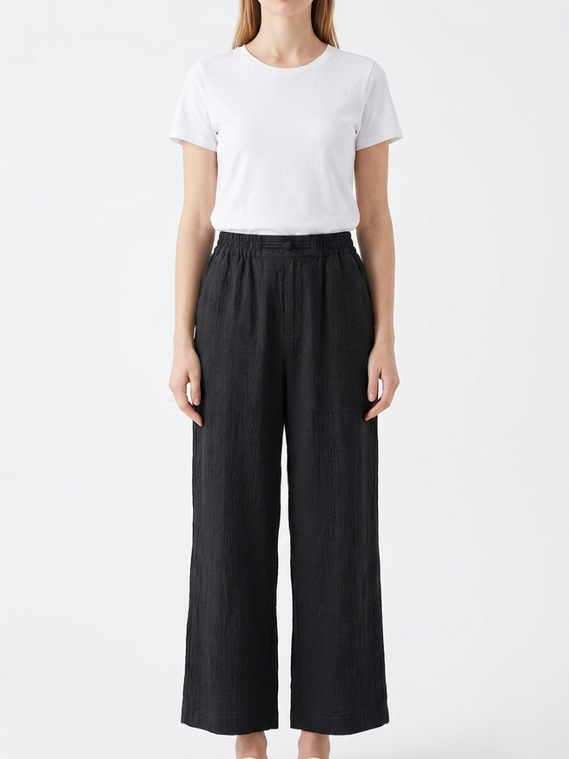 Sienna | Linnen Wide Leg Broek
