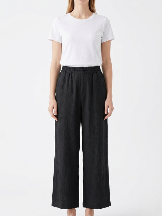 Sienna | Linnen Wide Leg Broek