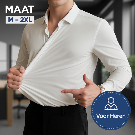 Jongman® | Kreukvrij stretch overhemd voor heren